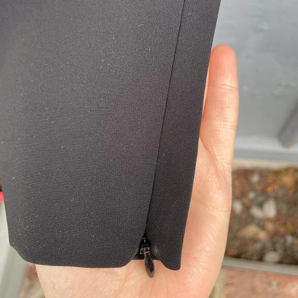 Moschino Black Slim Pants with Pearl Embellished Details, size 6 - Picture 8 of 13